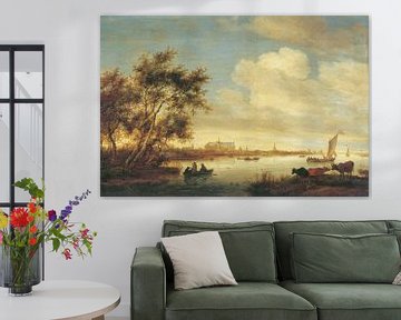 Laurenskerk von Norden gesehen, Salomon van Ruysdael