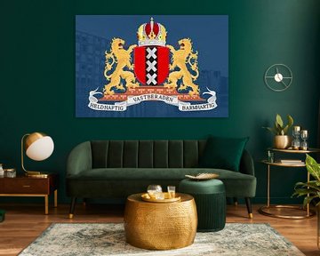 Het wapen van Amsterdam  van Fela de Wit