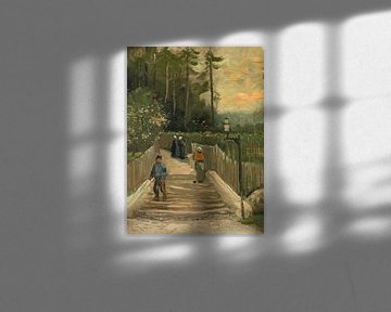 Vincent van Gogh, Weg nach Montmartre