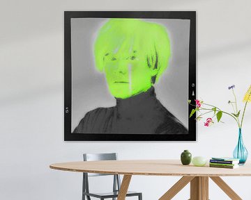 Motiv Porträt - Andy Warhol - Neon Film Cut van Felix von Altersheim