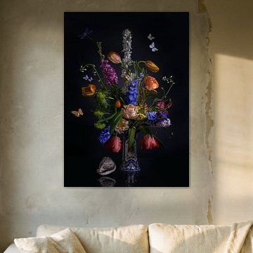 Dutch Love bloemstilleven van Sander Van Laar