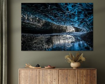 Inside the Treasure island ice cave by Gerry van Roosmalen