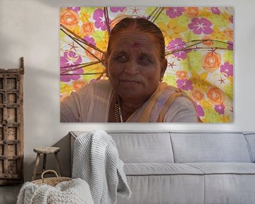 Vrouw in Bombay van Els Royackers