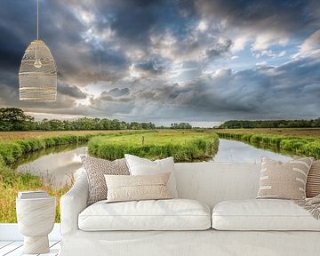 Meandering Drentse Aa near Tynaarlo by Jurjen Veerman