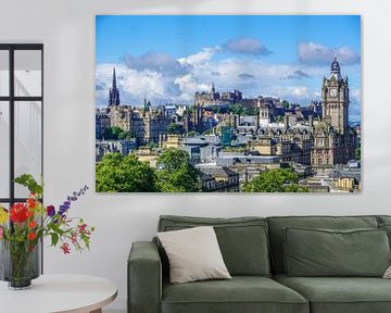 View over Edinburgh, Scotland by Arjan Schalken