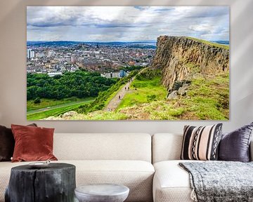 Wandelen met uitzicht over Edinburgh