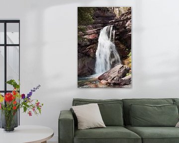 Montana USA Glacier Park Waterfall I von Olaf Rutgers