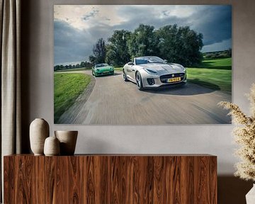 Jaguar F-Type und Porsche Boxter von Sytse Dijkstra