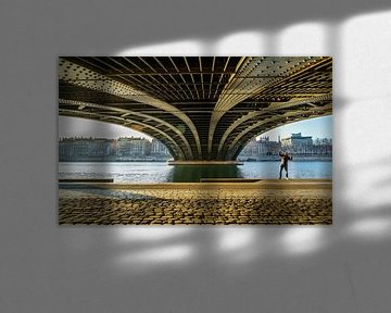 Selfie onder een brug van Steven Groothuismink