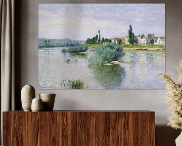 The Seine at Lavacourt 1880 , Claude Monet