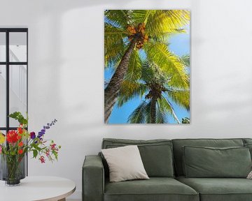 Palmbomen bij opkomende zon van Susanne Pieren-Canisius