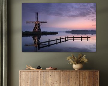 Tranquil windmill van Sander van der Werf