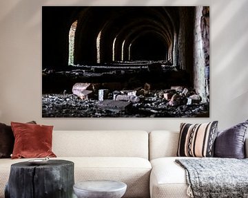 Industriële details van een verlaten Steenfabriek van Fotografiecor .nl