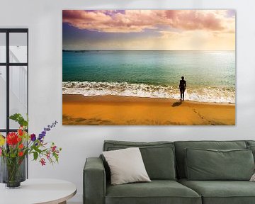 Sunset beach thoughts von Dennis van de Water