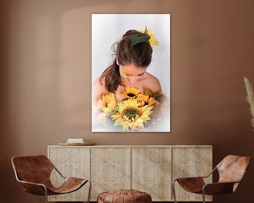 sunflower queen by peterheinspictures