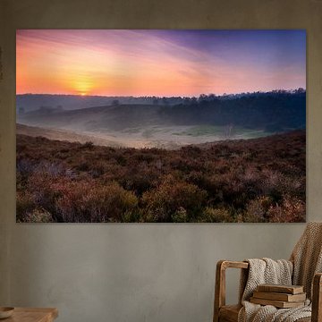 Posbank zonsopkomst in de winter by Dennis van de Water