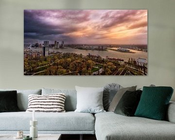 Skyline Rotterdam sur Robbert Ladan