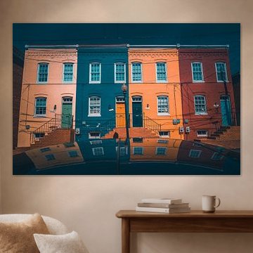 Reflectie in Georgetown Washington DC