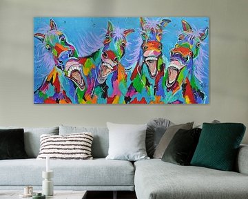 -Pferde mit Humor von Kunstenares Mir Mirthe Kolkman van der Klip