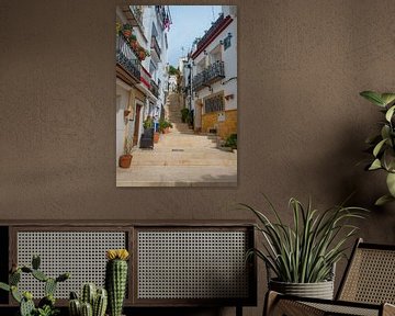 Calle San Rafael in Alicante van Peter Apers