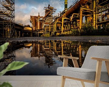 Hochofen Ruhrgebiet Deutschland, Duisburg, Industriefotografie von Damien Franscoise