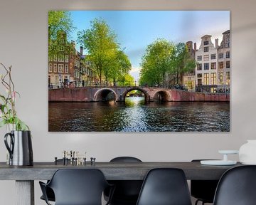 Brug over de Leidsegracht in Amsterdam by Dennis van de Water