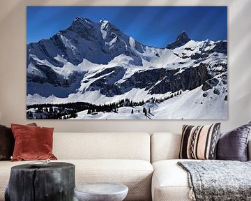 Ortstock (2717m) And Höchturm (2666m) Glarus, Switzerland