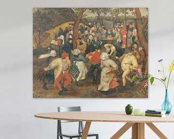Bauernhochzeit, Nach Pieter Brueghel dem Älteren