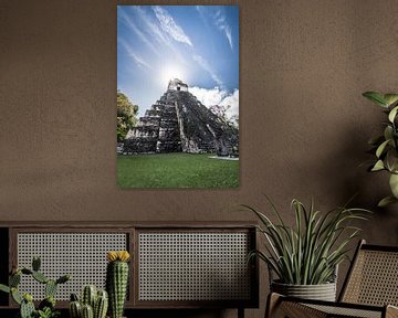 Tikal Jaguar Tempel by Kim van Dijk