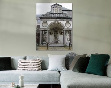 Ancient building Antwerpen by Nicky`s Prints