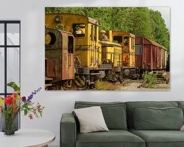 Old Train  by Robert Van den Bragt