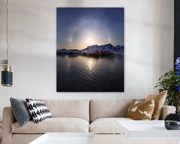 Sonnenhund Lofoten von Sven Broeckx