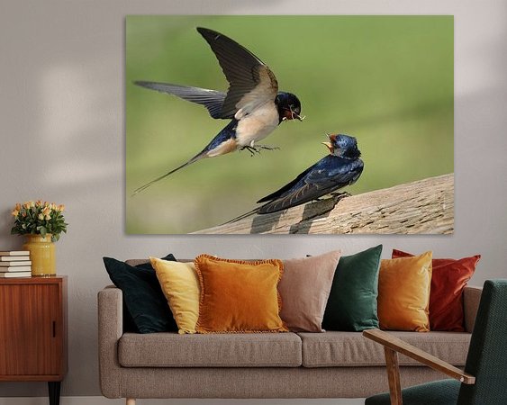 Example of the artwork in a room