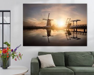 Zonnestraal on Kinderdijk by Chris Snoek