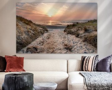 Texel strandopgang  van John Leeninga