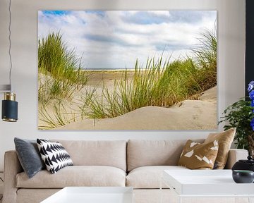 Duinen bij het strand van Terschelling in de zomer van Sjoerd van der Wal Fotografie