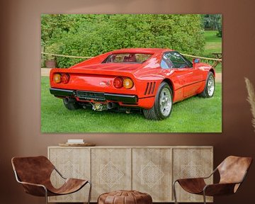 Ferrari 288 GTO 1980er Jahre Supersportwagen in Ferrari rot von Sjoerd van der Wal Fotografie
