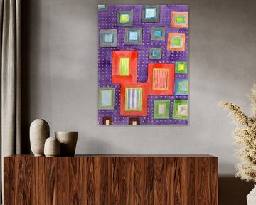 Various Frames on dotted Wall 