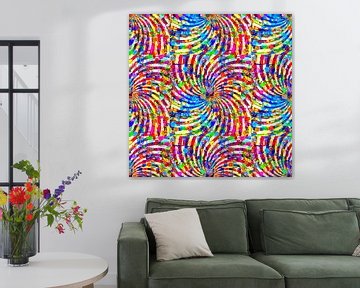 Pattern " Colorful swirl" sur Leopold Brix