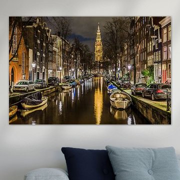 Amsterdam Groenburgwal avec Zuiderkerk