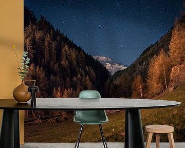 The Alps at night by Maarten Jacobi