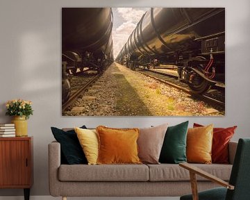 Lignes de wagons sur Arjen Roos