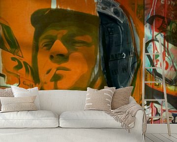 Steve McQueen - Orange Vintage - Le Mans von Team W 32 Gallery