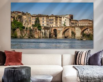 Albi in France lies at the river Tarn. 