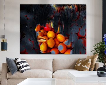 The woman with the oranges by Gabi Hampe