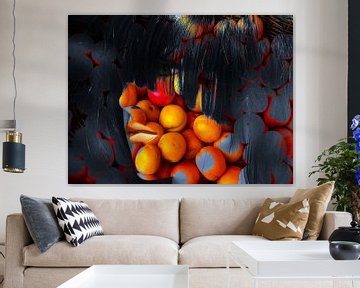 The woman with the oranges von Gabi Hampe