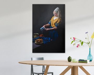 La Laitière de Joh. Vermeer dans une version moderne. sur ingrid schot