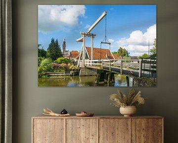 Dutch Old bridge in Monickendam in color by ProPhoto Pictures