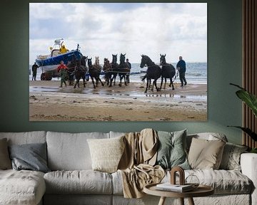 Paardenreddingsboot op Ameland von Marjan Noteboom
