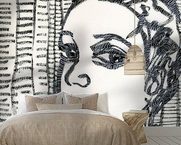 The expression of a woman by ART Eva Maria